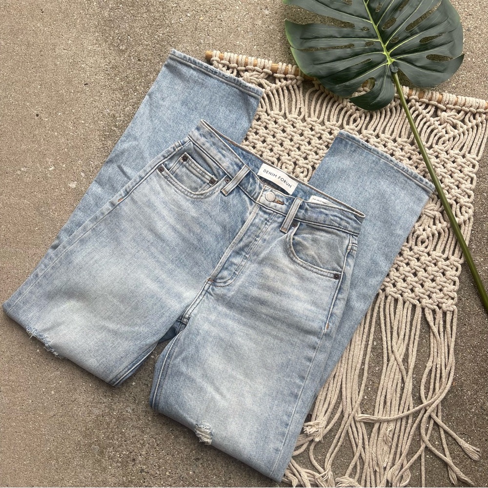 Denim Forum Jeans Size 24 - Arlo High Rise Straight